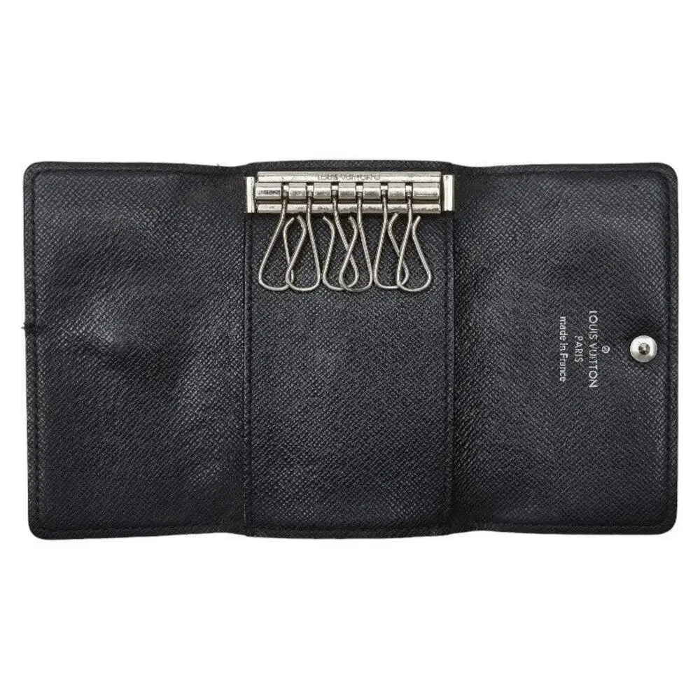 Louis Vuitton Damier Graphite Multicles 6 Key Case Black